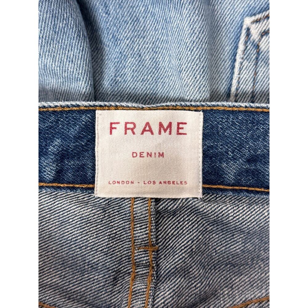 Frame Jeans Womens Re-Release Rigid Le Cropped Flare Jagger Sz 26 - Picture 8 of 11
